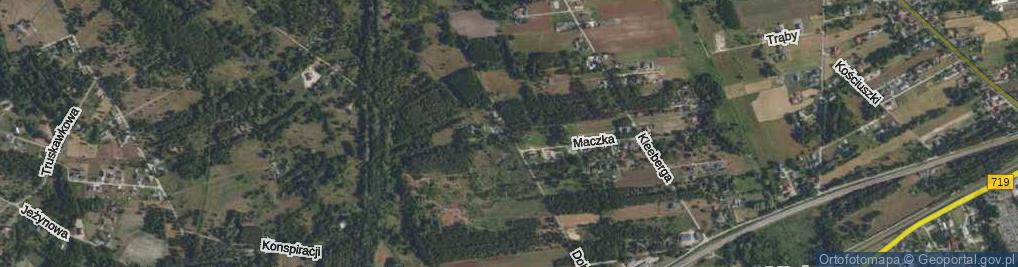 Zdjęcie satelitarne Stare Budy ul.